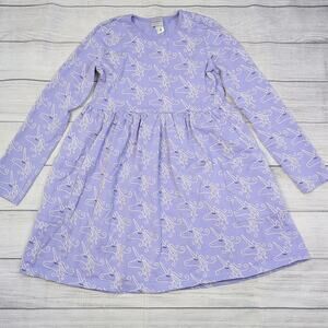 12 Hanna Andersson Purple Unicorn Playground Dress